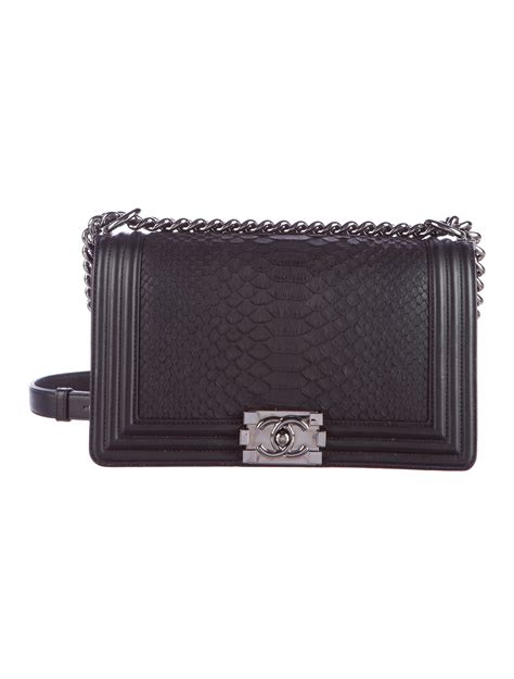 chanel python boy|chanel boy flap wallet price.